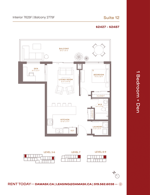 Suite 12 at Damask, Ontario, N8S 0B7
